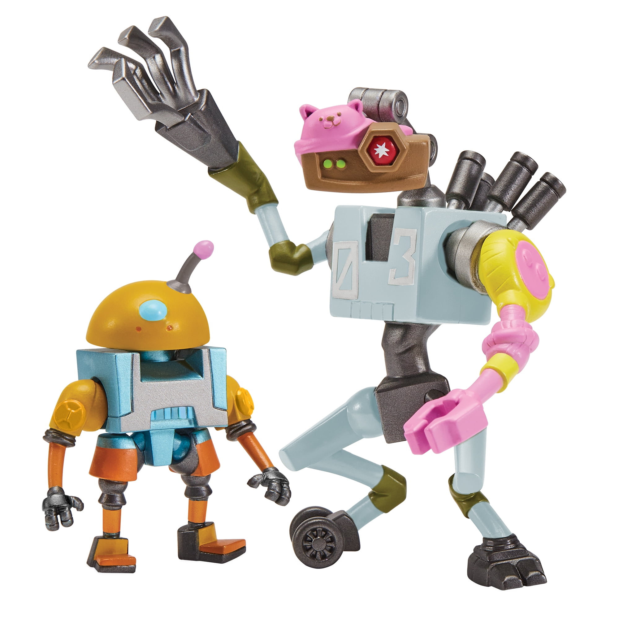Tales of Teenage Mutant Ninja Turtles: Mutations Mix and Match 4.5” Mechazoid 03 and Mini Mech Basic Action Figure by Playmates Toys