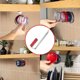 thumbnail image 4 of Yuarrent Aleación universal de la solución fácil del ahorro de espacio de la instalación del organizador durable de la tapa del vaso Cocina y Comedor, 4 of 6
