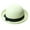 White, variant on Fashion Women's Girls Bowknot Roll up Wide Brim Dome Straw Summer Sun Hat Bowler Beach (Creamy White)