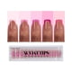 thumbnail image 1 of Press On Nails BtartboxNails XCOAT TIPS Short 160 PCS Rosa, 1 of 6