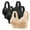 Beige, variant on 3PC Emily Bra, Lisa Charm Bras Front Snaps Seniors, Lisa Charm Bra for Women Push Up Wireless Full Coverage Bras