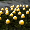 thumbnail image 4 of LED Light Waterproof Solar Energy Design Mushroom String Lamp Intelligent Photosensitivity Decorative Lantern No Cable Required No.3, 4 of 9