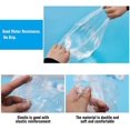 thumbnail image 3 of Disposable Shower Caps Clear Plastic Elastic Bath Cap Waterproof Hair Caps, 3 of 5