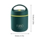 thumbnail image 3 of Mini taza de desayuno aislante de acero inoxidable 304 | Taza portátil para sopa y leche con asa sellada | Termo caliente y frío al vacío | Tarro de comida duradero, apto para lavavajillas de 12 oz, 3 of 8