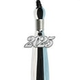 thumbnail image 2 of Endea Graduation Black/Light Blue/White Graduation Tassel with Silver Date Drop, 2 of 11