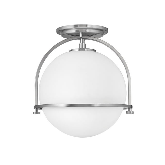 Hinkley 3403BN Somerset 12" Brushed Nickel 1-Semi-Flush Mount Ceiling Light