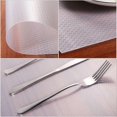 thumbnail image 4 of Drawer Liners Mat Reusable Non-Slip Transparent Waterproof EVA Shelf Liners Anti-Fouling Anti-Moisture Kitchen Cabinet Table Pad, 4 of 5