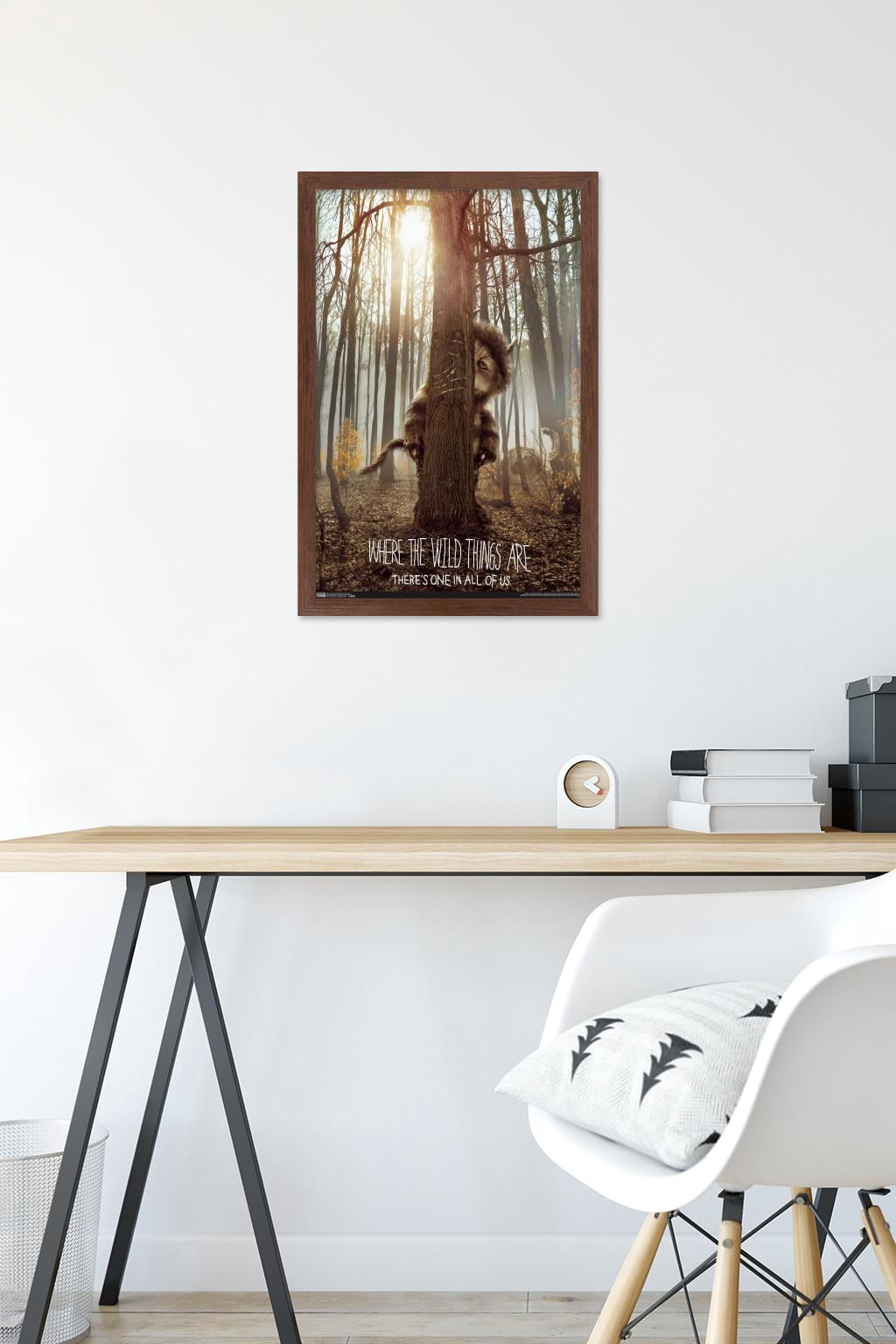 Where The Wild Things Are - One Sheet Wall Poster, 14.725" x 22.375", Framed