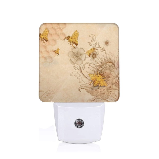 Balery Luz Nocturna LED con Sensor Automático, Enchufe con Sensor Crepuscular, Luz Suave de 0.5W para Dormitorio, Pasillo, Baño-US