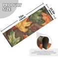 thumbnail image 5 of Yayeee Runner Rug for Bedroom 2'x6' Machine Washable Hallway Non Slip Mat, Colorful Autumn Leaves, 5 of 8
