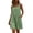 Green-dress, variant on Summer Overall Dresses for Women Square Neck Sleeveless Mini Dresses Casual Loose Fit Pocketed Pinafore Dresses Blue XXL