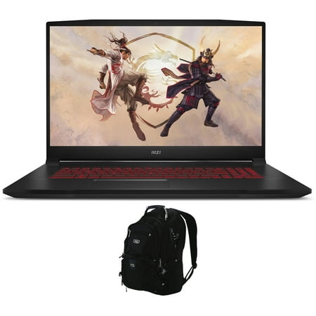 MSI Katana GF76 12UE-026 Gaming/Entertainment Laptop (Intel i7-12700H 14-Core, 17.3in 144Hz Full HD (1920x1080), Win 11 Pro) with Travel/Work Backpack