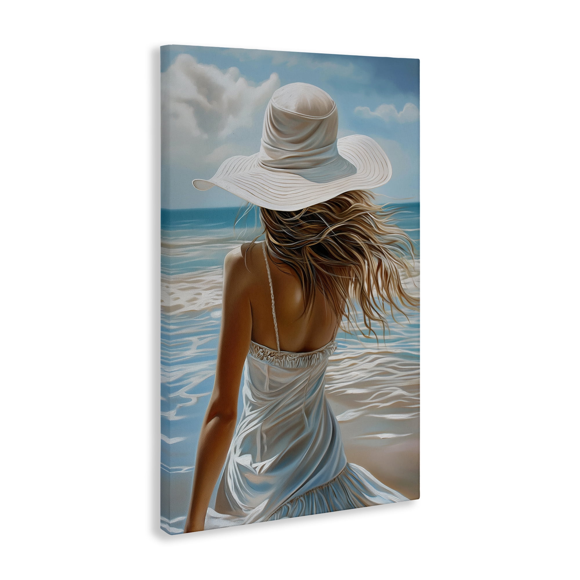 Stupell Industries Seaside Breeze & Flowing Dress Canvas Wall Art, design by Imagine It Images