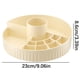 thumbnail image 3 of Organizador de maquillaje giratorio con compartimentos, caja de almacenamiento cosmético 360 grados Lazy Susan para tocador, escritorio o armario de cocina, 3 of 4