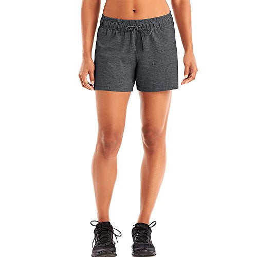 champion women's heathered jersey short