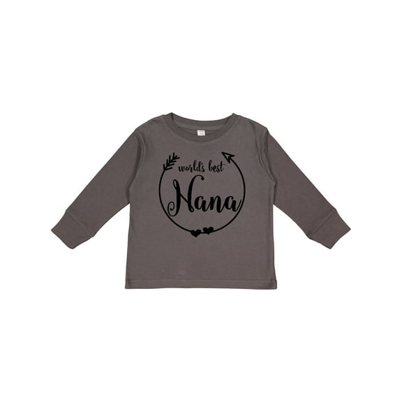 Inktastic World's Best Nana Girls Long Sleeve Toddler T-Shirt