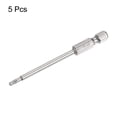 thumbnail image 3 of Bit de Torx de Seguridad Hex Shank, Brocas Torx Star S2 de Acero Magnético, Bit de Destornillador Resistente a Manipulaciones, T10, 3 of 6