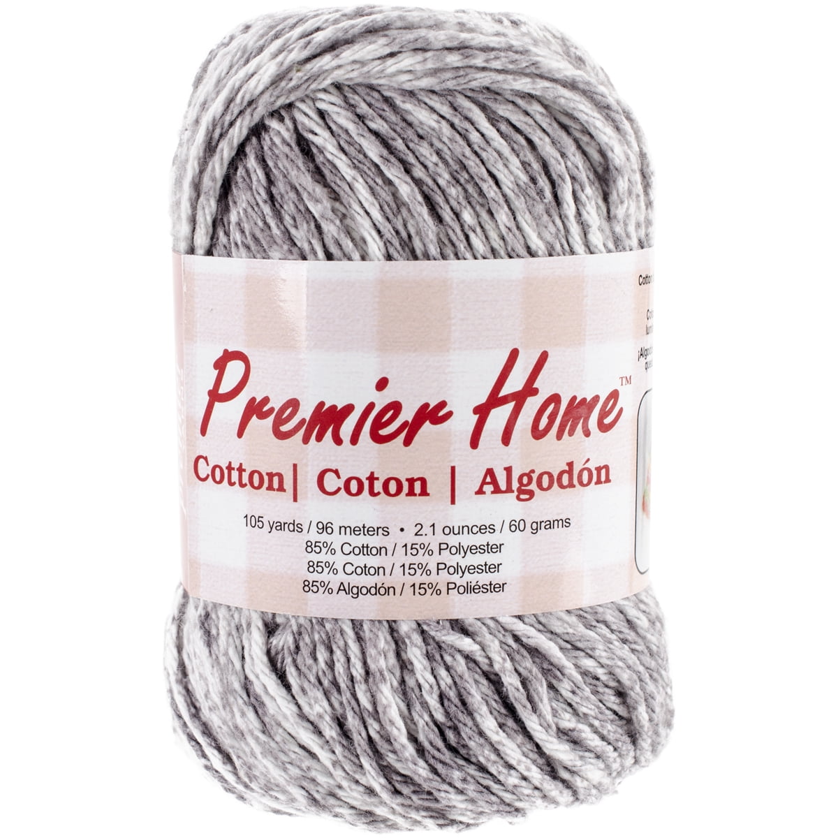 Premier Yarns Home Cotton Yarn MultiGrey Splash Walmart Canada