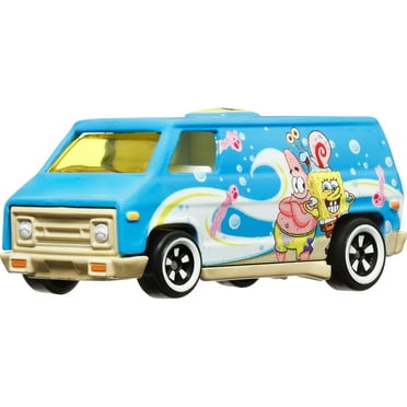 Hot Wheels Toy Cars, SpongeBob SquarePants 1:64 Scale Vehicle (Styles May Vary)