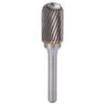 thumbnail image 1 of Lima rotatoria de carburo, herramienta de amoladora de matriz de un solo corte para metal, madera, jade, desbarbado, rectificado y esculpido., 1 of 14