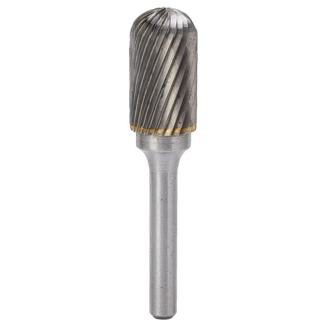 Lima rotatoria de carburo, herramienta de amoladora de matriz de un solo corte para metal, madera, jade, desbarbado, rectificado y esculpido.