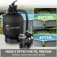 thumbnail image 6 of LANCHEZ 16" 1.5HP Sand Filter Pump System 4900GPH 7-Way Valve with Timer for Above Ground Pools, 6 of 6