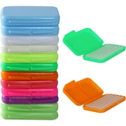 12 PACK Braces Wax Dental Wax with Colorful Storage Cases, 60 Orthodontic Wax Strips for Braces Aligners Wearer
