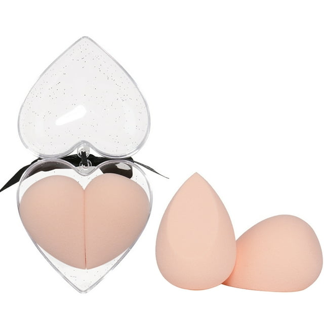 2PCS Maquillage Éponge Multifonctions Fond de Teint Éponge Blender