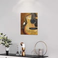 thumbnail image 6 of Vintage Guitar Bedroom Wall Art Music Pictures Guitar Inspirational Music Decor Canvas Painting Modern Decorations Framed Artwork for Bathroom Living Room Bedroom 12"x16", 6 of 6