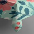 thumbnail image 3 of Pioneer Flower Floral Print Pattern Rectangle Tablecloth 60"x84",Waterproof Polyester Rectangle Table Cloth, Wipeable Spillproof Polyester Tablecloth for Dining, Camping, Indoor and Outdoor, 3 of 5