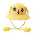 thumbnail image 2 of Capa de sombrero de paja de gorra de pescadores divertidos para viajes regalos de primavera de verano viajes de verano Amarillo, 2 of 10