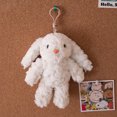 thumbnail image 1 of Precioso llavero de cordero con forma de conejo, muñeco de peluche con hebilla decorativa para mochila, 1 of 6