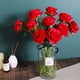 thumbnail image 2 of Paquete de 10 rosas artificiales Zhivalor flores de seda ramo de novia, 2 of 7