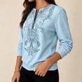 thumbnail image 7 of QQZ Quarter Zip Pullover Sweatshirt For Women, Printed V Neck Sweatshirts Fleece Long Sleeve Women's Fashion Hoodies & Sweatshirts, 7 of 7