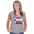 thumbnail image 5 of Betty Boop Red White Blue Patriotic Tank Top Tee Shirt Women Brisco Brands S, 5 of 6