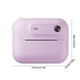 thumbnail image 3 of Beginner Instant Print Camera 24MP w/ 3 Rolls Paper - HD Video Recording Portable Digital for Creative Photography(Purple), 3 of 7