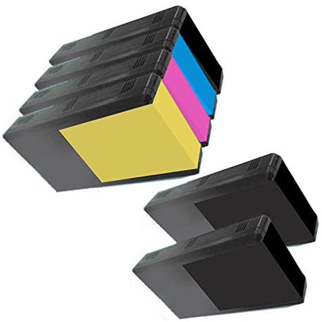6 Inkfirst® 676 Inkfirst Ink Cartridges Compatible Remanufactured for Epson 676XL High Capacity WorkForce WP-4010 1SET+2BK