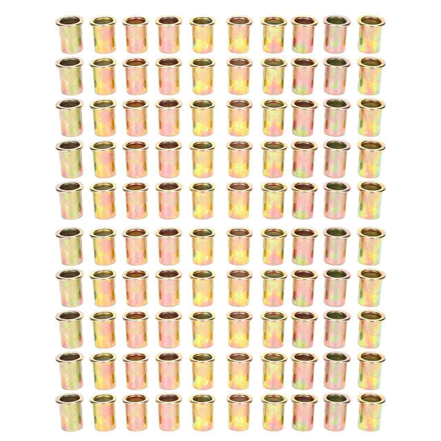 Herramientas de Hardware Jadeshay 100 Piezas Tuerca de Remache de Acero M12