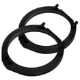 thumbnail image 1 of Raindrops 1Pair Universal Car Audio Speaker Adapter Rings Black Plastic Mounting Spacer for Front Rear Doors, 1 of 7