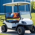thumbnail image 2 of Uorisanigo Golf Cart Seat Covers Washable Seat Protectors Fit for EZGO Club Car and More 2 Person Seats Golf Carts Durable Easy Install and Clean, 2 of 7