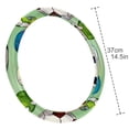 thumbnail image 4 of Football Car Wheel Covers Steering Wheel Cover 14.5 Inch Printing PVC Leather Auto Accessories, 4 of 6