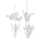 thumbnail image 5 of Acrylic Christmas Tree Hanging Ornaments for Decoration 4Pcs Transparent Angel Pendants, 5 of 5