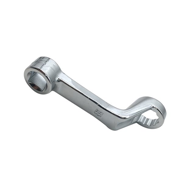 Llave De Inclinación Eje Trasero De Acero Plateado Llave De Ajuste De Inclinación Herramienta De Ajuste De Rueda Trasera De Alta Resistencia Y Par Llave De Alineación De Cuatro Ruedas Portátil Methold VI004657-00