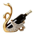 thumbnail image 2 of Decoración de escritorio con cisne, botellero de lujo con forma de cisne, adornos para botellero con forma de cisne, vitrina para vinos, adornos de cisne, funcionalidad versátil, 2 of 12