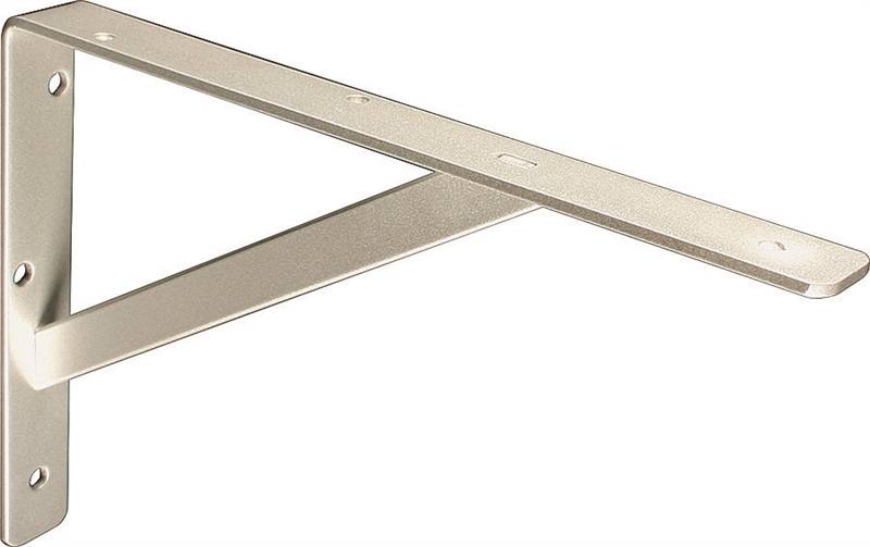Knape & Vogt 208 Super Duty Ultimate Shelf LBracket, 16 in L X 151/2 in W X 10 in D, Titanium