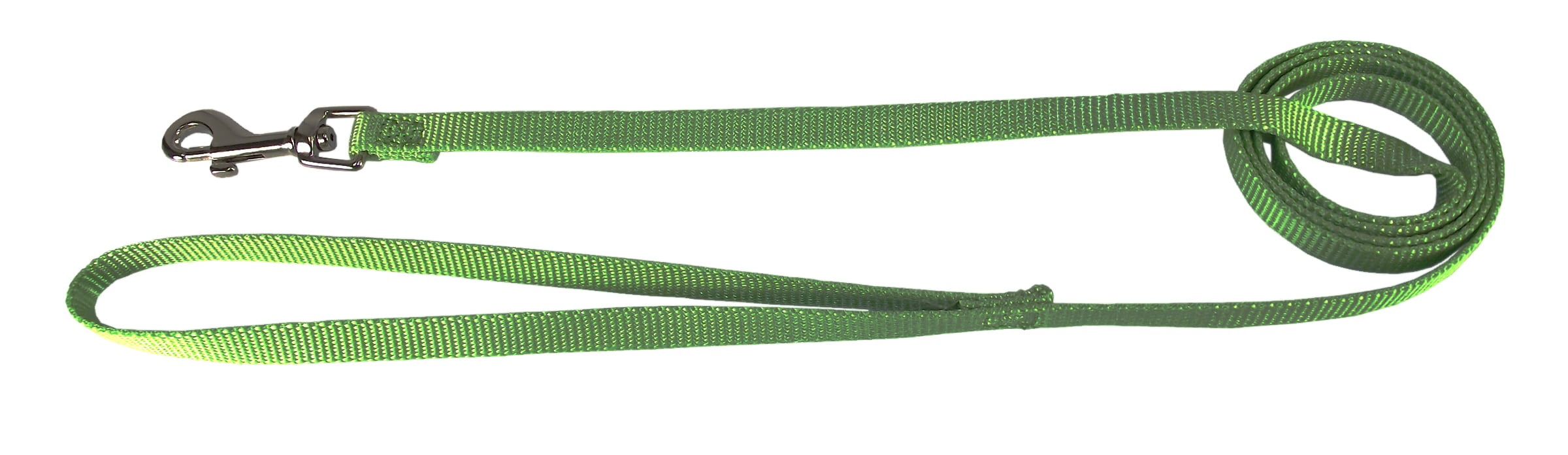 Lime Green Hamilton Single Thick Nylon Lead with Swivel Snap 6-Feet Long
