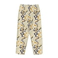 thumbnail image 5 of Naloa Snake And Floral Print Women’s Ultra-Soft Comfy Pajama Lounge Pants with Pockets & Drawstring, 5 of 8