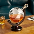 thumbnail image 4 of Viski Globe Glass Decanter for Whiskey, Bourbon, Party Gifts for Men, 32oz, 4 of 7
