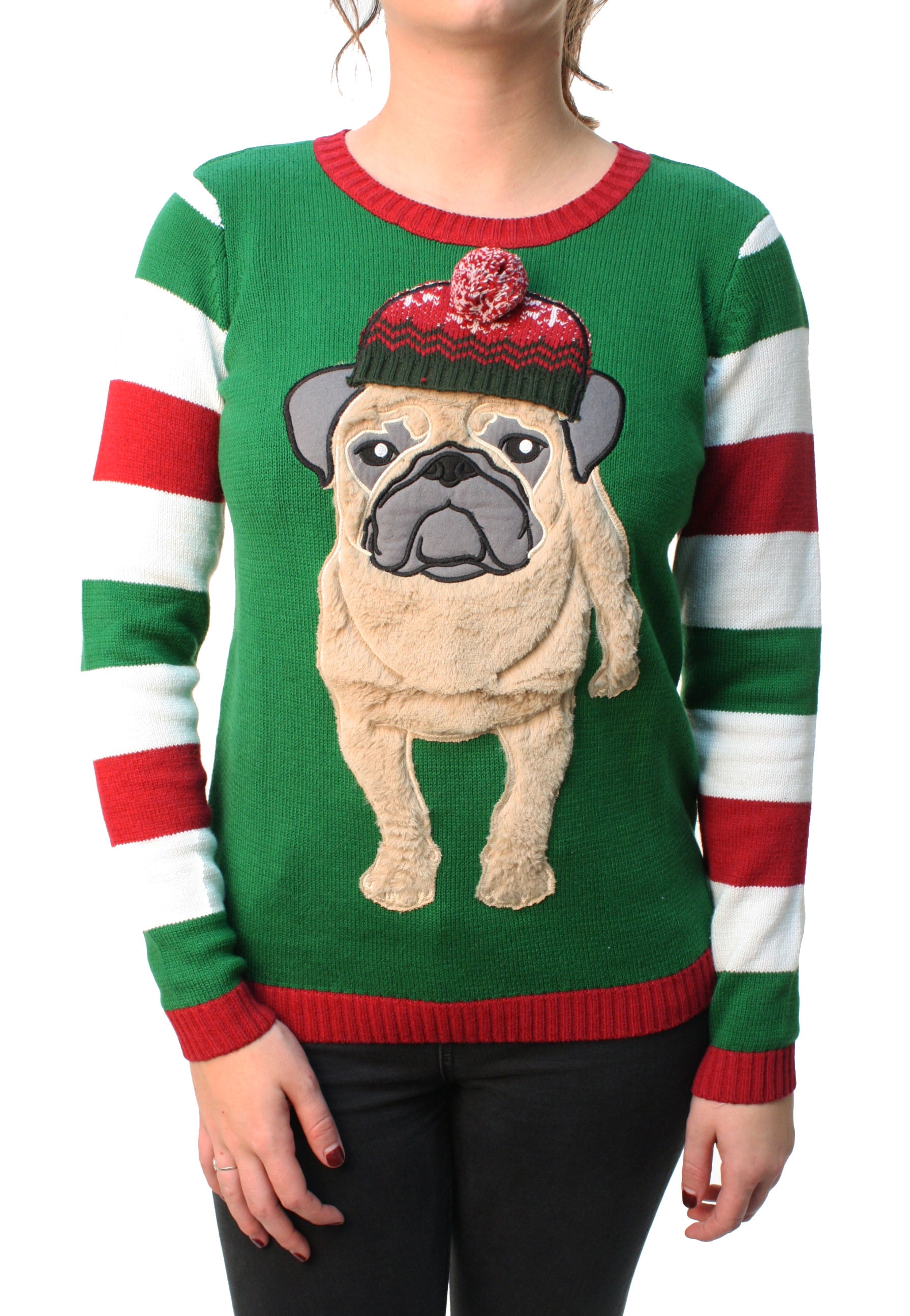 womens pug sweater
