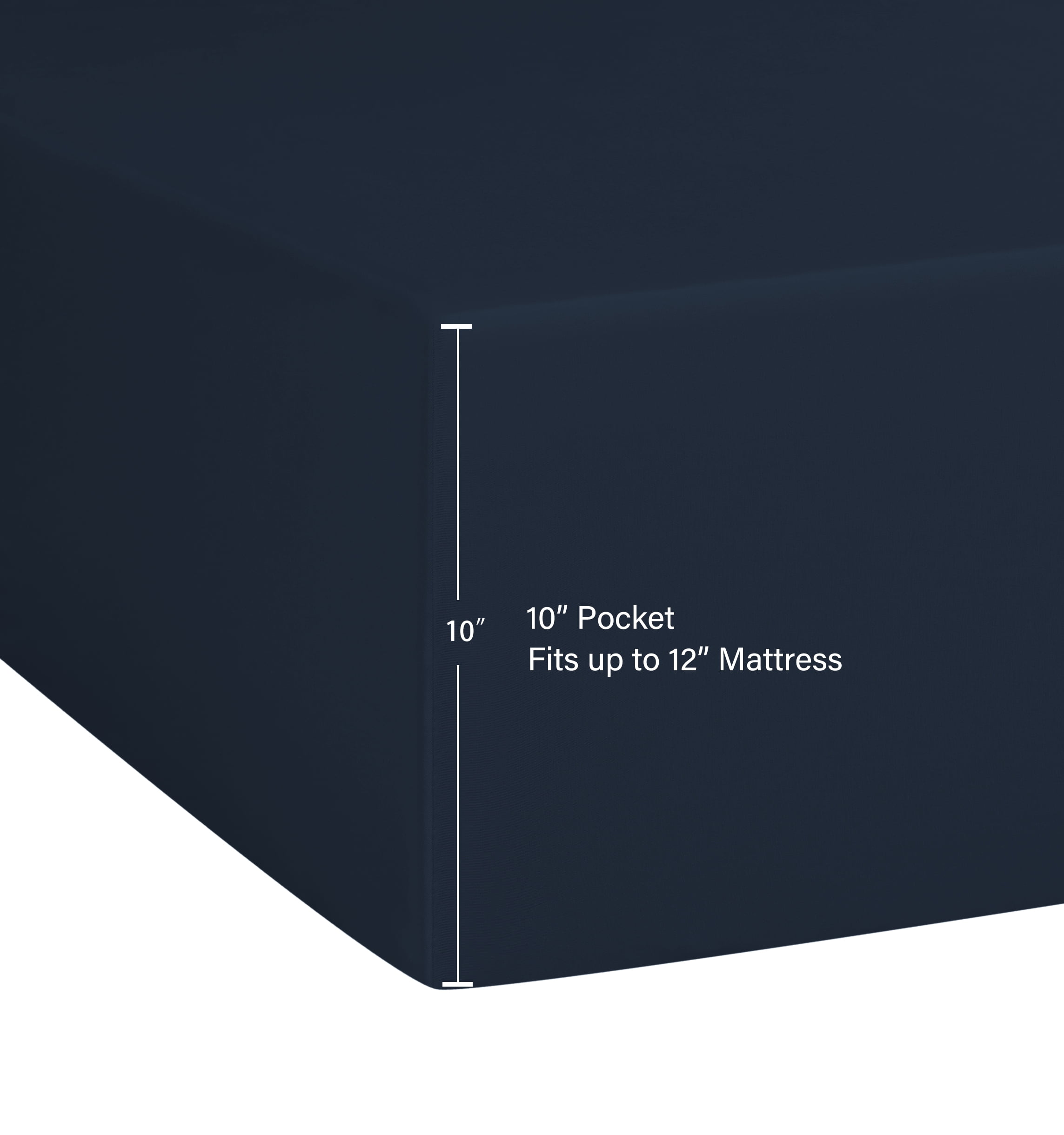 Mainstays Basic Value Microfiber Bed Sheet Set, Navy Blue, Twin, 3 Piece